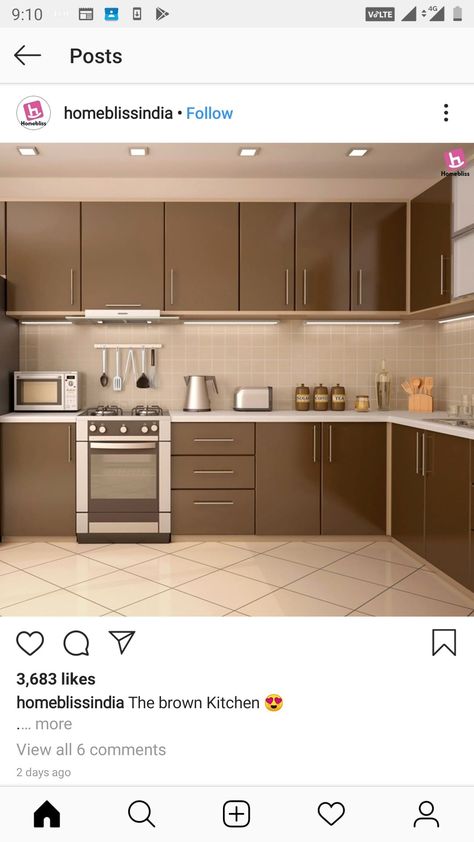 Brown Cupboards, Cupboard Colors, Kitchen Cabinetry Design, Kitchen Decor Sets, Closet Design Layout, Paris Dream, Kitchen Design Color, Kitchen Modular, Ethnic Home Decor