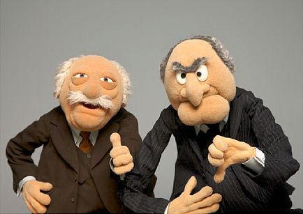 Grumpy Old Men on Pinterest | Statler And Waldorf, The Muppets and ... The Muppets Characters, Statler And Waldorf, 70s Tv Shows, Fraggle Rock, The Muppet Show, Muppet Babies, Jim Henson, Big Bird, Old Men