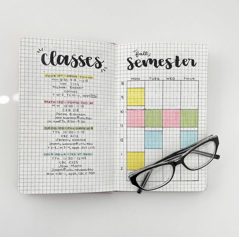 College Journal Ideas Student, Bujo Spreads For Students, Student Bujo Spreads, Bujo Study Planner, Bujo Page Ideas For Students, Bujo For Students, College Bujo Spreads, Bujo Spread Ideas For Students, Mini Planner Ideas