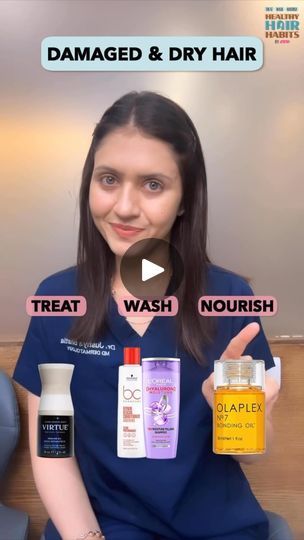 562K views · 15K reactions | Hear it from the Dermat! 😇
If you’re looking to solve any of your hair concerns, just follow these 3 simple steps - Treat, Wash & Nourish.

Nykaa has come up with Healthy Hair Habits that you can follow to keep your hair health as healthy as ever! 

✨ Treat - Begin with scalp care
✨ Wash - Cleanse & condition 
✨ Nourish - Lock in that moisture 

It’s that simple! Tell us which one is your concern in the comments below 👇🏻 

[Dermatologist, hair concerns, haircare, hairfall, hair growth, dandruff, frizzy hair, itchy scalp, flaky scalp, dry hair, damaged hair]

#Ad #Nykaa #NykaaHealthyHairHabits #ThreeStepsToHealthyHair #HealthyHairCalling | Dr. Jushya Bhatia Sarin | dr.jushya_sarinskin · Original audio Dry Frizzy Hair, Flaky Scalp, Hair Concerns, Hair Therapy, Itchy Scalp, Dry Damaged Hair, Scalp Care, Frizzy Hair, Hair Care Routine