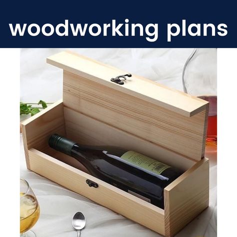 Woodworking for beginners the best thing. Woodworking power tools with easy access. Make your wood plan today. Best interior design plans for house🏠. Best furniture works. #woodworking #wood #handmade #woodwork #woodworker #woodart #interiordesign #furniture #wooddesign #woodcraft #woodcarving #furnituredesign Wood Box Design, Wood Wine Box, Wooden Box Designs, Wooden Wine Boxes, Wood Shop Projects, Woodworking Table, Wooden Gift Boxes, Wine Holder, Woodworking Plan