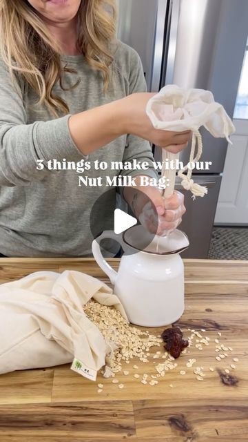 me.motherearth on October 17, 2024: "Did you know that Nut milk bags are incredibly versatile and can be used for more than just making nut milk?! Here’s how you can use a nut milk bag for a variety of tasks, each presented like a recipe to help you maximize its utility: 1. Homemade Nut or Oat Milk- The classic use for a nut milk bag is to make delicious, creamy nut or oat milk. Save Money + Reduce Waste! 2. Cold Brew Coffee- Make cold brew coffee at home by soaking the grounds overnight in Cold Brew Coffee At Home, Make Cold Brew, Making Cold Brew Coffee, Nut Milk Bag, Bagged Milk, Coffee At Home, Nut Milk, Brew Coffee, Cold Brew Coffee