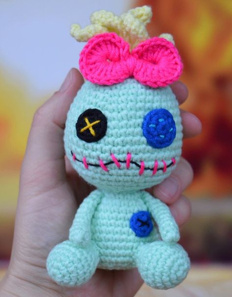 Scrump Doll from Lilo & Stitch Amigrumi Free Crochet Patterns