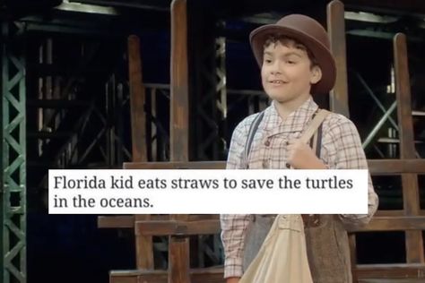 Newsies as Florida Man headlines Florida Man Headlines, Sky Flaherty, Theatre Jokes, Florida Man, Paper Boy, Tap Dance, Newsies, Broadway Musicals, Kid Core