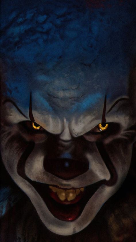 Horror Wallpaper Scary Hd, Pennywise Wallpaper, Pennywise Painting, R6 Wallpaper, Clown Horror, Pennywise The Clown, Pennywise The Dancing Clown, Scary Wallpaper, Horror Movie Icons