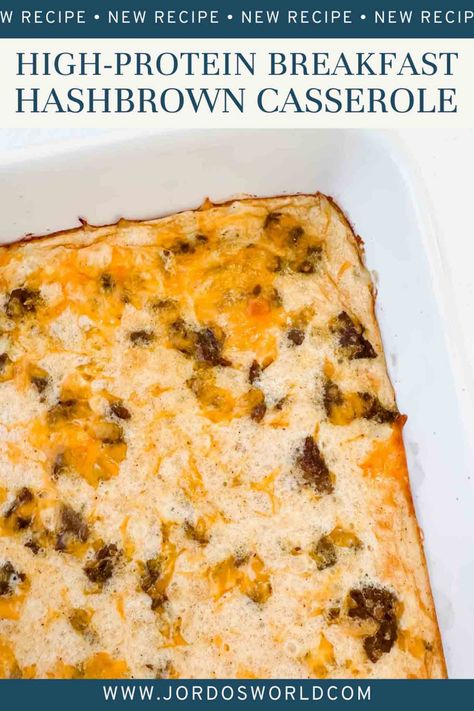 An easy, cheesy breakfast casserole the whole family will enjoy. Try this high-protein breakfast recipe: Breakfast Hashbrown Casserole. Protein Breakfast Prep Ideas, Egg Casserole Recipes High Protein, Breakfast With Shredded Hashbrowns, Farmer Breakfast Casserole, Protein Hashbrown Casserole, Healthy Breakfast Casserole With Hashbrowns, Healthier Breakfast Casserole, Low Calorie Hashbrown Casserole, Healthy Egg Breakfast Casserole