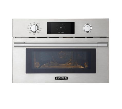 30-inch Built-in Microwave Speed Oven | Signature Kitchen Suite Signature Kitchen Suite, Speed Oven, Frigidaire Professional, Built In Coffee Maker, Wall Oven Microwave, Black Microwave, Kitchen Suite, Frigidaire Gallery, Luxury Appliances