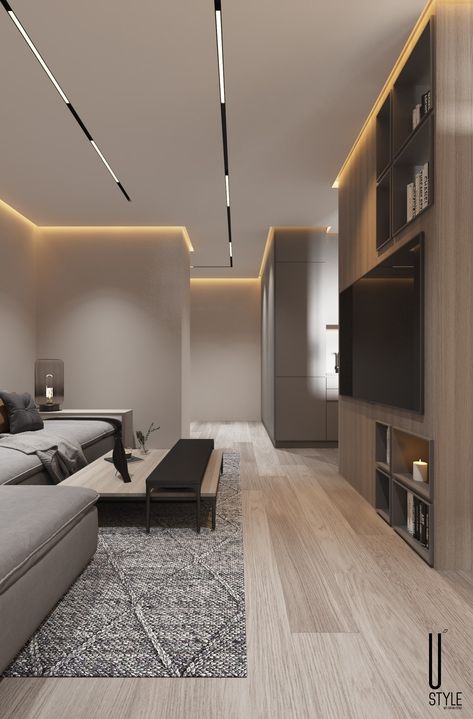 Celling Design Living Room, Living Room Design Layout, Ruang Tv, Modular Bathrooms, تصميم داخلي فاخر, Home Lighting Design, House Interior Decor Ideas, Ceiling Design Living Room, Lighting Design Interior