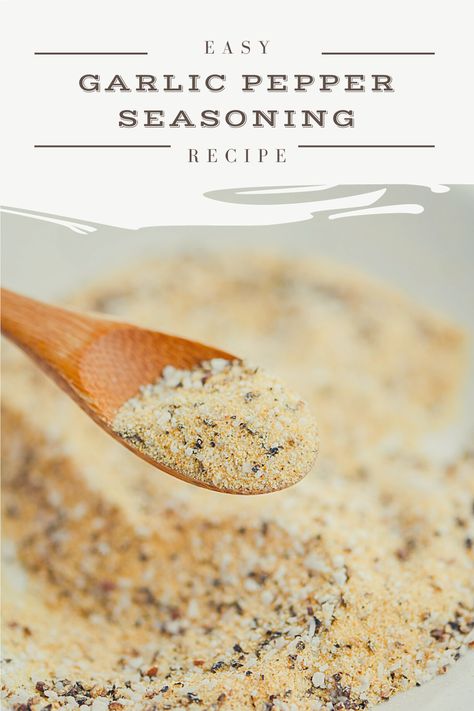 Garlic And Herb Seasoning Recipe, Homemade Curry Powder, Homemade Curry, Pepper Seasoning, Meat Seasoning, Garlic Seasoning, Christmas Food Gifts, Herb Seasoning, Homemade Seasonings