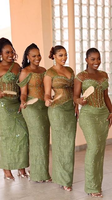 Nigerian Tailored Dresses, Africa Bridesmaid Dresses, Bridesmaids Kente Styles, Sunday Wedding Thanksgiving Dress Ghana, Kente Styles Bridesmaid, Ghana Bridesmaid Dresses Traditional, Bridesmaid African Dresses, African Dresses For Wedding Guests, Traditional Wedding Bridesmaid Dresses