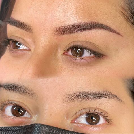 Stop stressing over your brows every morning! With powder brows, you’ll have effortlessly beautiful brows that last up to two years. Enhance your natural beauty without the hassle of daily makeup application. Trust us, once you try it, you’ll never want to go back! 🌟💁‍♀️ #powderbrows #semipermanentmakeup #naturalbeauty #effortless #beautyhacks #makeuproutine #browsonfleek Soft Arch Brows, Powder Brows Before And After, Powder Brows Permanent, Powdered Brows, Pmu Eyebrows, Brow Shapes, Permanent Brows, Ombre Powder Brows, Permanente Make-up