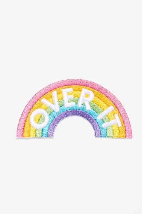 Ohio-based brand These Are Things' pins and patches—aka our new obsession—are for the girl who's not afraid to speak her mind. Rainbow Patch, Backpack Patches, Cute Patches, Pin Game, Cool Patches, Shop Accessories, 자수 디자인, Cool Pins, Patches Jacket