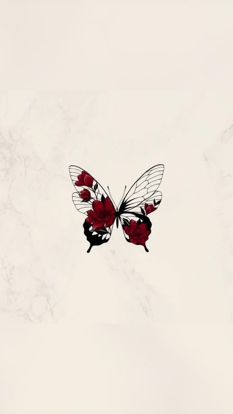 Tattoos Butterfly, Unique Butterfly Tattoos, Unique Butterfly, Butterfly Tattoos, Butterfly Wallpaper Iphone, Butterfly Tattoo Designs, Cute Simple Wallpapers, Jan 17, Simplistic Tattoos