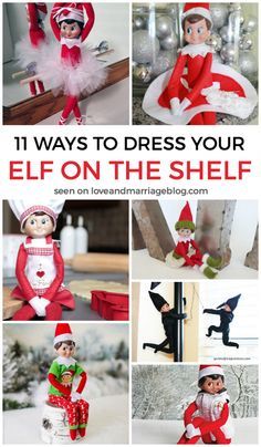 Loving these elf on the shelf clothes!! Elf On The Shelf Clothes, Diy Elf, Awesome Elf On The Shelf Ideas, Xmas Elf, Elf Antics, Elf Fun, Christmas Preparation, Elf Clothes, Elf Ideas