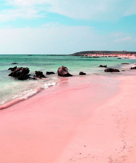 Several pink sand beaches can be found in countries around the world, including Greece and Indonesia. As if turquoise seas weren't stunning enough, pairing them with blush-colored sands makes for a photo no Instagram filter can rival! High fashion super cute beach umbrellas by beachBRELLA® 100% UV, Fade and Water Resistant. #Fringebeachumbrella. #Vintageumbrella. #beachumbrella #fashion #cutebeachumbrella Pink Sand Beach Hawaii, Pink Sand Beach Bahamas, Bahamas Honeymoon, Harbour Island Bahamas, Komodo Island, Pink Sand Beach, Harbour Island, Water Adventure, Unique Beach