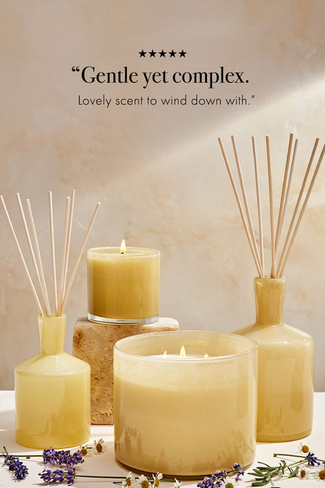 Create a sensory sanctuary with the soothing notes of chamomile, lavender, and sage. Our Chamomile Lavender home fragrances & body care are the perfect way to unwind after a long day. Lafco Candles, Lavender Diffuser, Sage And Rosemary, Lavender Hand Cream, Lavender Soap Bar, Specialty Candles, Reed Diffuser Refill, Fragrant Candles, Lavender Sage