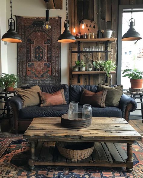 How to Blend Modern and Rustic with Industrial Farmhouse Decor • 333+ Art Images