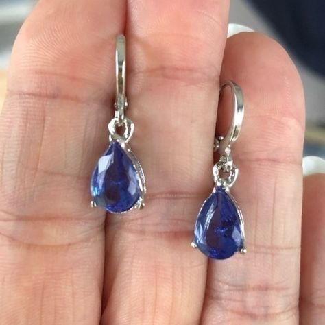 Indigo And Silver Tone Click Hoop Drop Earrings. I Ship Fast! Indigo Jewelry, Gem Drop Earrings, Hoop Drop Earrings, Ear Crawler Earrings, Turtle Earrings, Prom Jewelry, Funky Jewelry, Black Earrings, Handcrafted Earrings