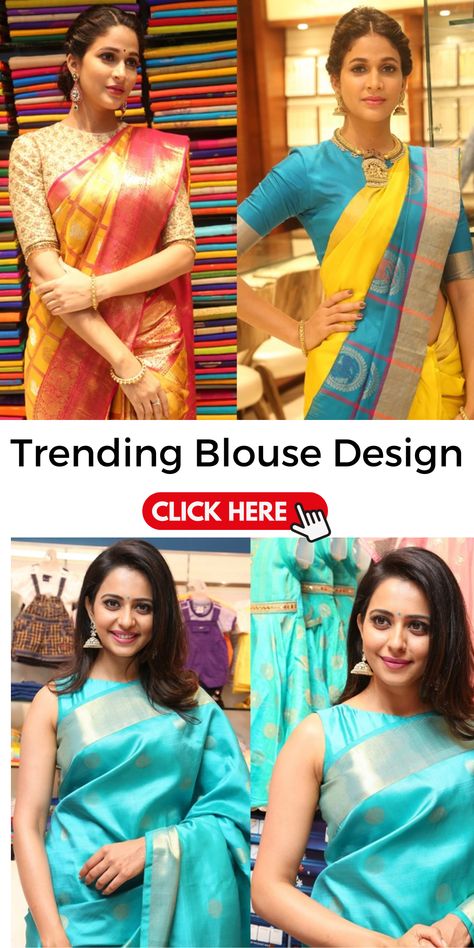 trending blouse designs for silk saree Only Blouse Designs Latest, Blouse Latest Designs Fashion Trends, Latest Blouse Designs For Silk Sarees, Silk Saree Blouse Designs Latest, Blouse Ideas For Saree, Trendy Blouse Designs For Silk Sarees, Latest Blouse Ideas, Latest Trendy Sarees, Latest Trendy Blouse Designs