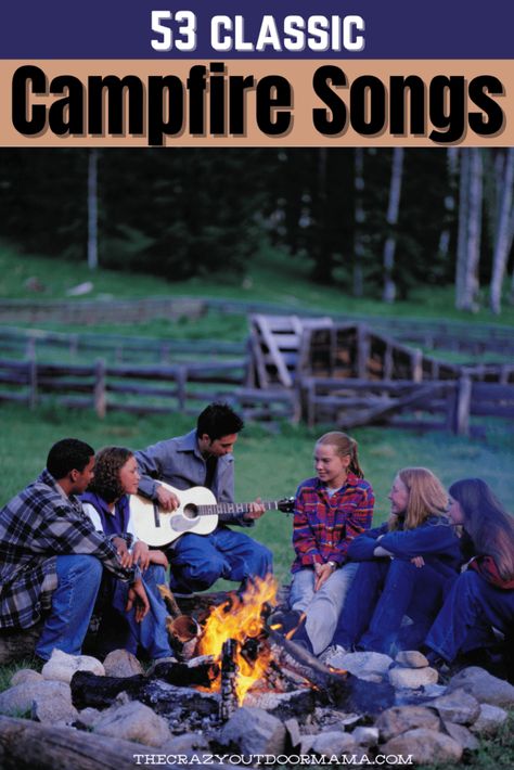 Camping Songs For Kids, Bonfire Night Outfits, Outdoor Games For Teens, Campfire Games, Campfire Songs, Camp Songs, Bonfire Party, Sing A Song, Harvest Party