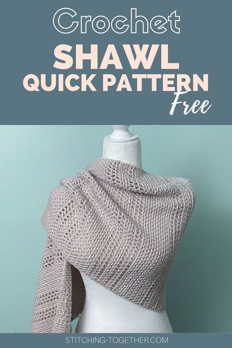 Free Crochet Shawl Patterns, Prayer Shawl Crochet Pattern, Crochet Shawl Patterns, Crochet Shawl Tutorial, Crochet Patterns Easy, Shawl Tutorial, Prayer Shawl Patterns, Crochet Prayer Shawls, Crochet Shawl Free