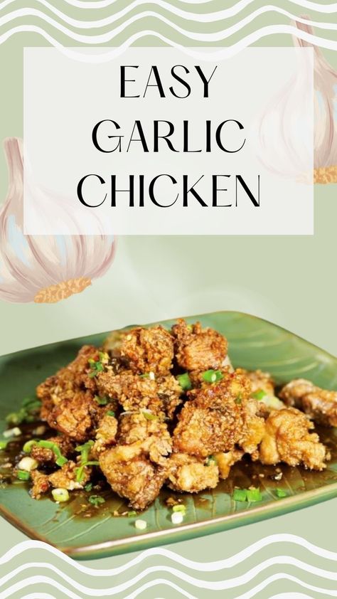 Garlic Chicken Hawaiian Style, Hawaiian Garlic Chicken Recipes, Hawaiian Garlic Chicken, Ono Kine Recipes, Hawaiian Plate Lunch, Garlic Fried Chicken, Hawaiian Chicken Recipes, Seafood Diet, Hawaiian Dishes