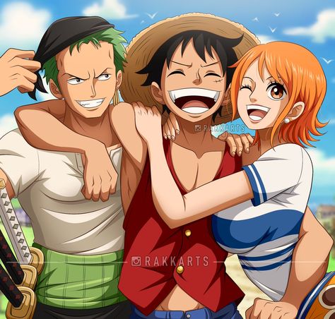 Luffy And Hancock, Roronoa Zoro One Piece, One Piece Fairy Tail, Luffy Nami, Luffy X Nami, Luffy Zoro, Zoro Nami, Film Red, One Piece Crew