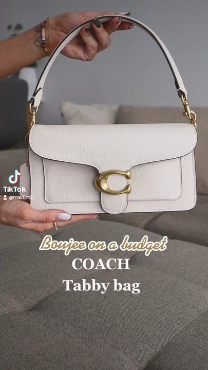 Tabby Shoulder Bag 26 Outfit, Tabby Bag Coach, Coach Tabby White, Coach Bags 2023, Coach Cassie 19 Outfit, Coach Handbags Outfits, Tabby Coach Bag, Coach Tabby 26 Outfit, Coach Bag Tabby