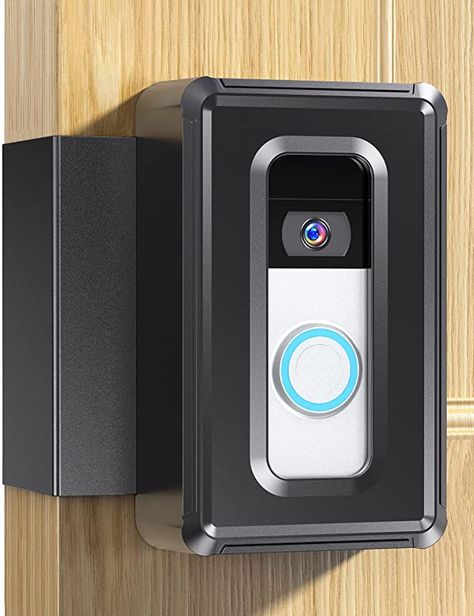 DG-Direct Anti-Theft Doorbell Mount,Video Doorbell Door Mount for Home Apartment Office Room Renters, Fit for Most Kind Brand of Video Doorbell (Black) - - Amazon.com Apartment Office Room, Japanese Gadgets, Tech Accessories Gadgets, Ring Camera, Security Gadgets, Chinese Home, Doors Makeover, Tech Backpack, Best Home Security