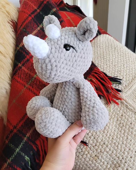 🦏 Crochet rhino 🦏 another handmade gift in the family 🩷 ✨ my brother was very happy 🤗 Pattern by: @the_crochet_code . . . #crochetrhino #rhinoceros #crochetersofinstagram #amigurumi #handmadegifts #stuffedanimal #crochetplushie #crochetdenmark #crochethungary Crochet Code, Crochet Rhino, Crochet Christmas Gifts, Crochet Christmas, My Brother, Very Happy, Christmas Crochet, The Family, Amigurumi