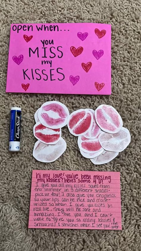 Cute & Best Long Distance Gift Ideas For Boyfriend | Thoughtful Long Distance Gifts Long Distance Gift Ideas, Open When Cards, Homemade Gifts For Boyfriend, Cute Anniversary Gifts, Distance Relationship Gifts, Birthday Gifts For Boyfriend Diy, Creative Gifts For Boyfriend, Bf Gifts