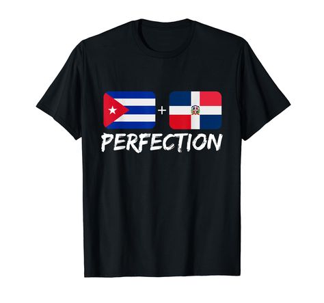 PRICES MAY VARY. Solid colors: 100% Cotton; Heather Grey: 90% Cotton, 10% Polyester; All Other Heathers: 50% Cotton, 50% Polyester Imported Pull On closure Machine Wash Great Christmas Present For any one thats Half Cuban and 1/2 Dominican Cuban Pride, Dominican Pride, Cuba Flag, Dominican Republic Flag, Latin Pride, Latino Mix Lightweight, Classic fit, Double-needle sleeve and bottom hem Ecuadorian Flag, Mexico Funny, Panama Flag, Colombian Flag, Chile Flag, Latino Culture, Haiti Flag, Dominican Republic Flag, Italian Pride