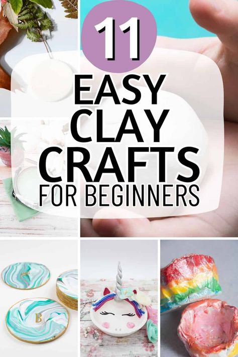 Creative Clay Art, Easy Clay Crafts, Easy Kids Projects, Fun Homemade Gifts, Air Dry Modeling Clay, Clay Pinch Pots, Clay Projects For Kids, Clay Gift Tags, Clay Crafts For Kids