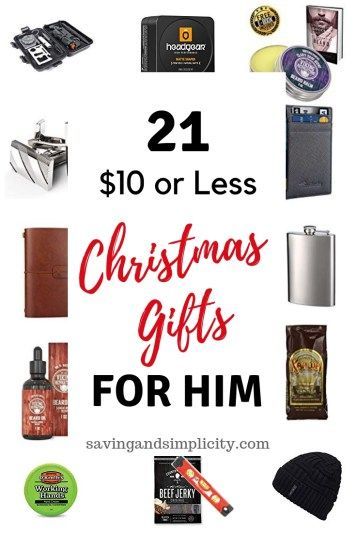 21 gifts for him under $10. Christmas presents, stocking stuffers, holiday gifts and more. Save your holiday budget with these amazing gifts for $10 or less #christmasgifts #christmas #savemoney #savingmoney #family Healthy Gift Basket, Surprise Gifts For Him, Thoughtful Gifts For Him, Healthy Gift, Diy Money, Budget Holidays, Relationship Gifts, Amazing Gifts, Christmas Gifts For Him