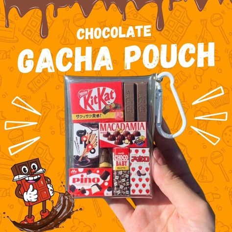 ✏️ About This Post⁡⁡ A gacha pouch filled with only Japanese chocolate sweets🍫 ❓What are gacha pouches? Gacha pouches are rectangular, clear pouches filled with gacha👾 Fill up the clear pouches with gacha to make a cute fashion item that you can hang anywhere using the attached carabiner👗👜 Subscribe to the gacha gacha subscription service now so you can make and show off your gacha pouch! ▶▷▶@gacha.pouch #gacha #gashapon #gachapon #cupsuletoy #toycupsule #gachalife #gachapack #gachapackpo... Gacha Pouch, Japanese Chocolate, Chocolate Sweets, Toy Collector, Show Off, Cute Fashion, Fashion Item, Pouch, Japan