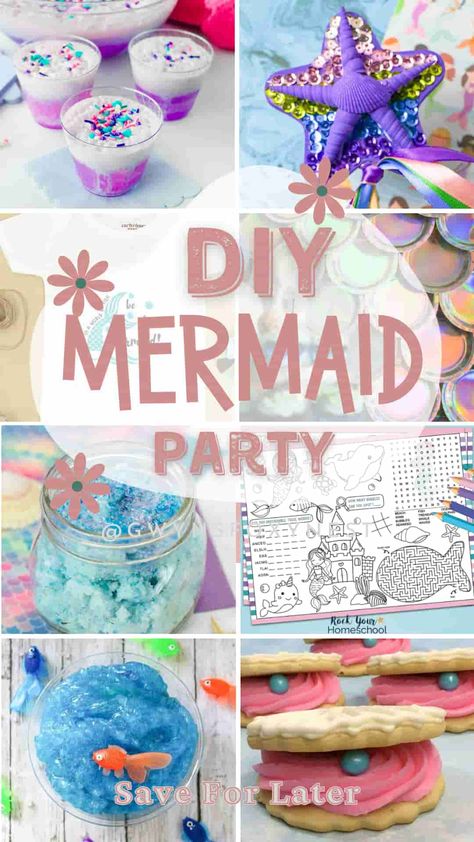 Dive into crafting with our easy-to-make decor ideas inspired by the ocean's beauty with DIY Mermaid Birthday Party Decorations. Mermaid Ocean Birthday Party, Easy Mermaid Birthday Party Ideas, Five Year Old Mermaid Party, Purple Mermaid Birthday Party, Mermaid Party Diy Decorations, Mermaid 5th Birthday Party Ideas, Mermaid Birthday Party 3rd Birthday, Diy Mermaid Themed Birthday Party, 6th Mermaid Birthday Party