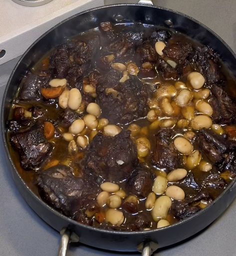 Oxtail Pickapeppa Sauce, Vanilla Almond Granola, Lemon Vinegar, Irish Potatoes, Canned Butter, Scotch Bonnet Pepper, Almond Granola, All Purpose Seasoning, Rice And Peas