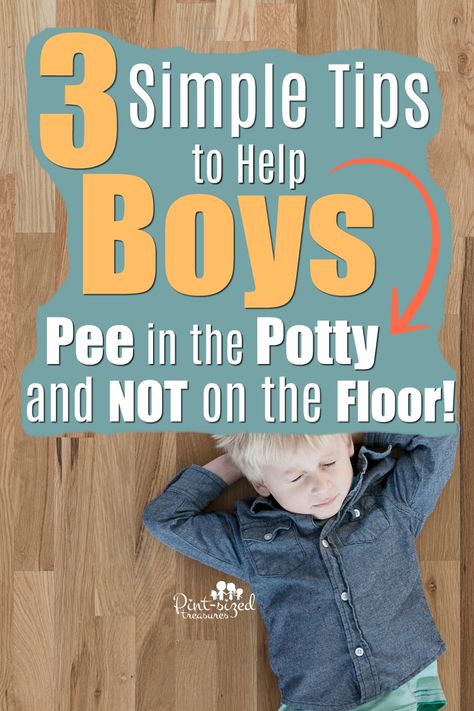 These three simple tips to help boys pee IN the potty and not on the floor are about to make your life a lot less messy! Boys Potty, Teaching Boys, Potty Training Boys, Kids Fever, To Pee, Potty Training Tips, Raising Boys, Preparing For Baby, Before Baby