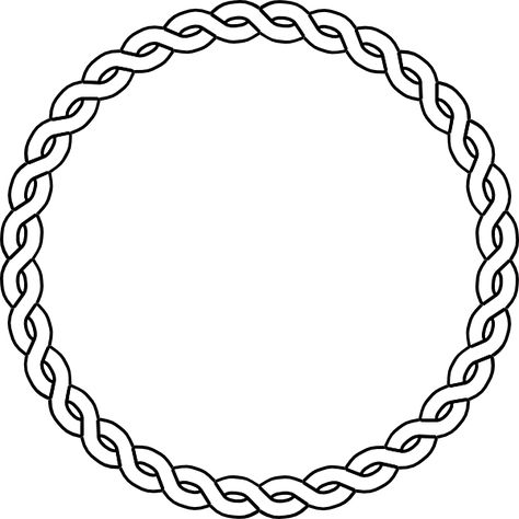 round border - Google Search Celtic Borders, Border Circle, Celtic Circle, Round Border, Circle Borders, Rope Border, Celtic Symbols, Borders And Frames, Clip Art Borders