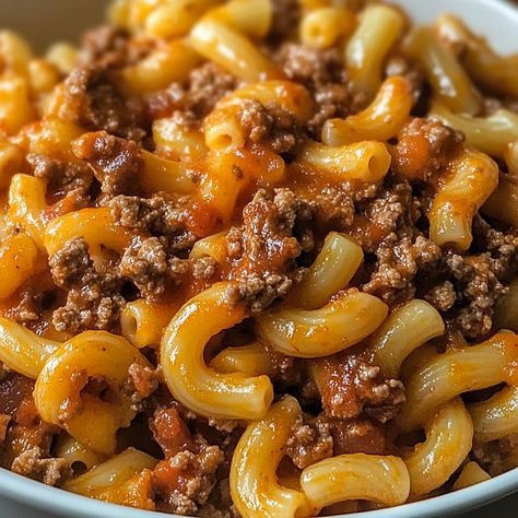 Homemade Beefaroni Pasta Shells And Ground Beef Recipes, Skillet Macaroni And Beef, Recipes With Elbow Pasta, Meatballs And Elbow Macaroni, Beef A Roni Casserole, Minced Beef And Pasta Recipes, Beef And Elbow Macaroni Recipes, Hamburger With Noodles Recipes, Ground Beef And Pasta Sauce Recipes