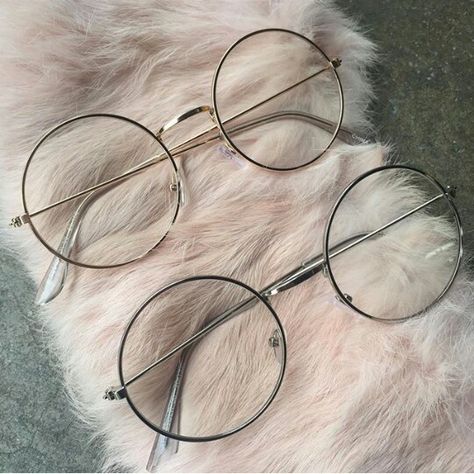 Glasses Circle Frames, Fake Circle Glasses, Fake Glasses Aesthetic, Round Glasses Aesthetic, Circle Glasses Frames, Aesthetic Glasses Frames, Transparent Glasses Frames, Aesthetic Circle, Men Hipster