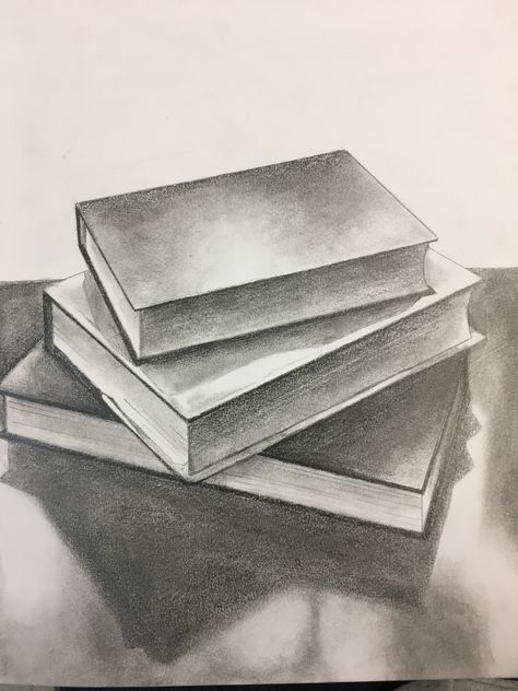 Perspective Books | Art Education | Jessica Russo Scherr Pencil Drawing Pictures, Pencil Colours, 2 Point Perspective, Life Sketch, Anatomy Sculpture, Drawing Pencils, Observational Drawing, Scene Drawing, Pile Of Books