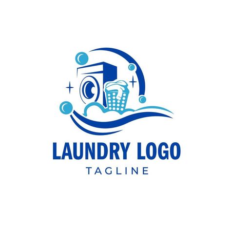 Logo Laundry, Laundry Service Business, Laundry Room Quotes, Laundromat Business, Dry Cleaning Business, Cleaners Logo, Laundry Logo, Washing Symbols, Bubble Logo