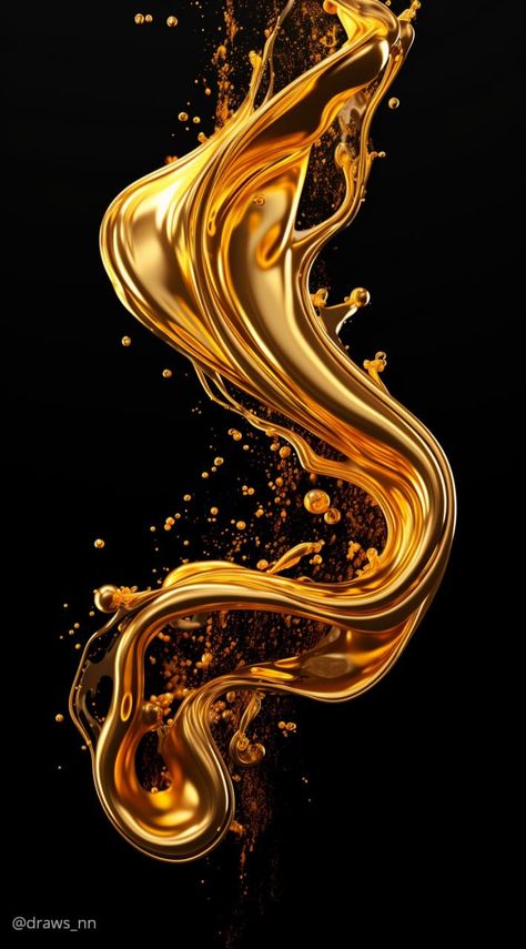 Liquid Gold Aesthetic, Melted Gold, Gold Wallpapers, Melting Gold, Ma Design, Anger Art, Beer Branding, Church Banners Designs, Gold Experience