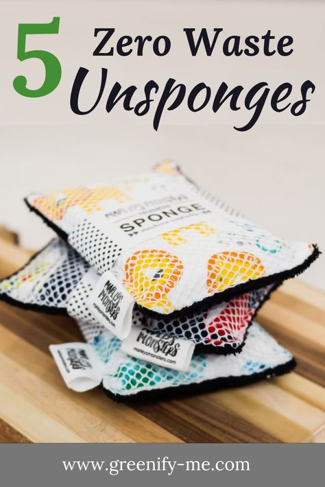 Curious about unsponges? Here's everything you need to know about these zero waste sponge alternatives (and where to get them). Plus, a tutorial for making your own DIY unsponge! #unsponges #zerowastekitchen #zerowaste #plasticfree Unsponge Diy, Reusable Sponge Diy, Sewing Zero Waste, Cow Patterns, Diy Sponges, Living Naturally, Environmentally Friendly Living, Diy Dish, Eco Products