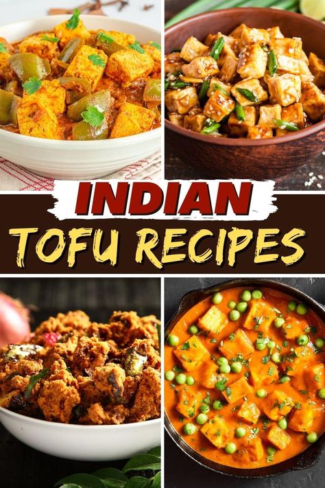 From sweet mango curry to crunchy pakoras, these Indian tofu recipes are bright, tasty, and perfect for anyone looking for vegan and vegetarian meals. Indian Tofu Recipes, Tofu Indian Recipes, Indian Tofu, Spicy Tofu Recipes, Easy Vegetarian Meals, Best Tofu Recipes, Tofu Recipes Healthy, Tofu Recipes Easy, Tofu Curry