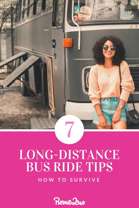 Make that long bus ride fly by with our top tips on how to survive that journey! #bustravel #europetravel #budgettravel #traveltips #travelhacks #bustrip #gapyear #busgames #bustips #bestseat #rome2rio Bus Trip Essentials, Travel Outfit Winter, Bus Journey, Bus Information, Travel Secrets, Travel Tags, Traveling Abroad, Perfect Summer Outfit, Outfit For Travel