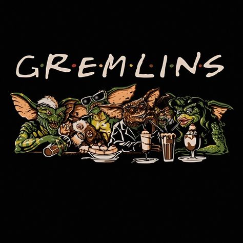 Gremlins Art, The Gremlins, Day Of The Shirt, Art Tshirt, 80s Aesthetic, Hanging Frames, Design Drawings, Gremlins, The Shirt