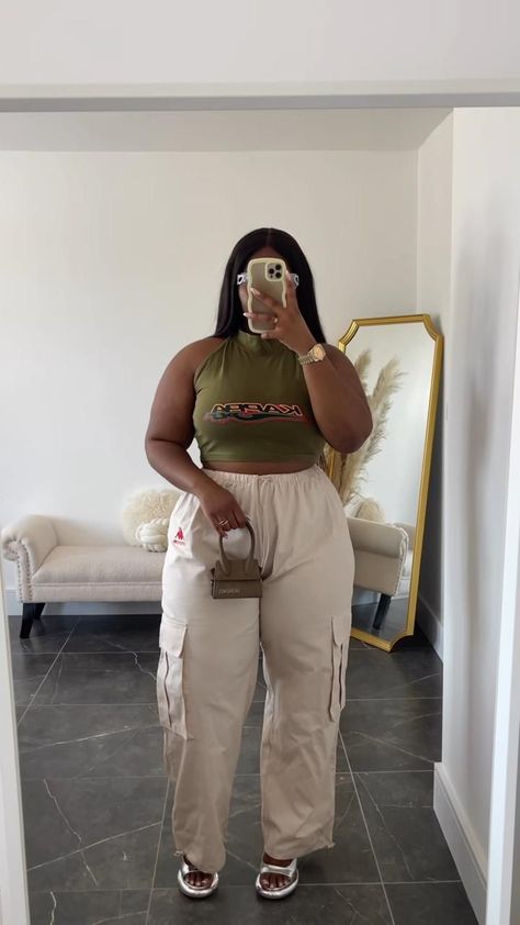 Y2k Outfits Plus Size Baddie, Afropaty Plus Size, Plus Size College Outfits Summer, Samantha Kash Outfits, Plus Size Baddie Outfits Casual, Street Wear Plus Size, Curvy Casual Outfits, Plus Size Baddie, Most Pinned