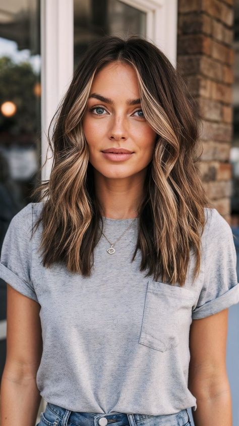 Dark Brunette Balayage, Κούρεμα Bob, Dark Brunette Hair, Brunette Color, Brunette Balayage Hair, Fishtail Braid, Brown Hair Balayage, Balayage Brunette, Hair Envy